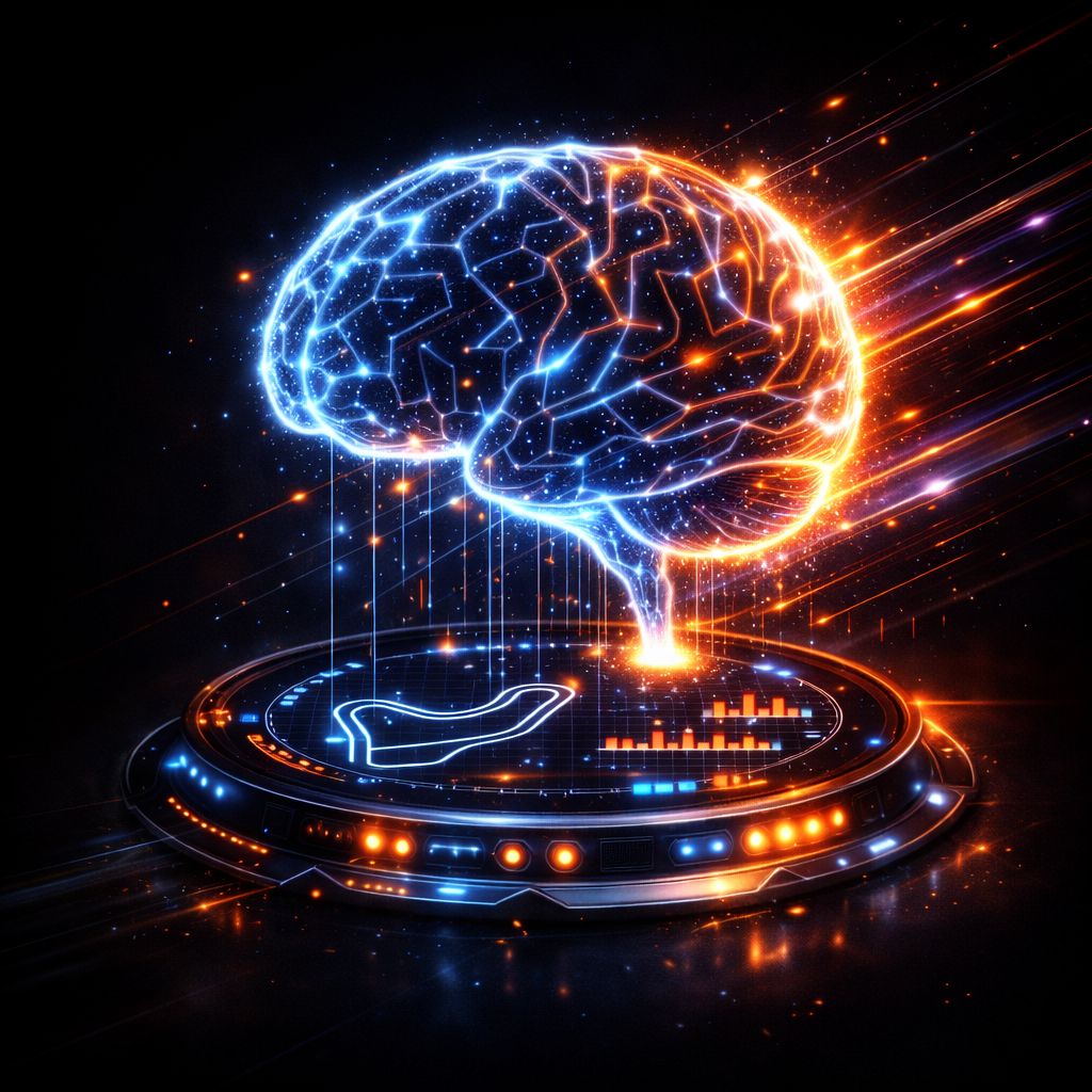 Image of an abstract virtual reality headset